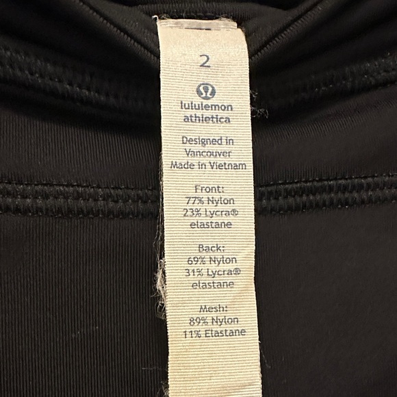 Lululemon Athletica Black Activewear - Picture 2 of 10